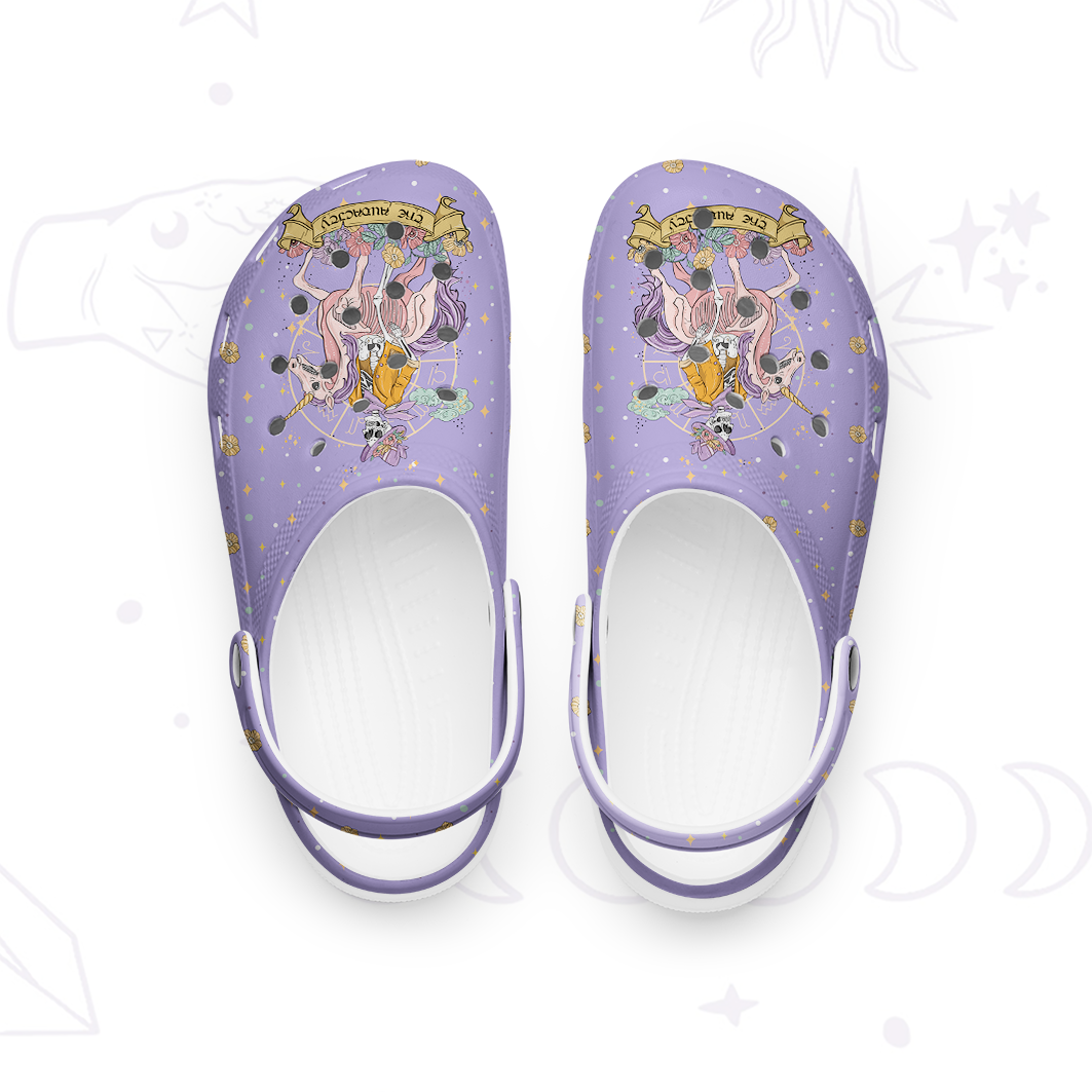 Purplehecate The Audacity Tarot Card Rubber Clogs