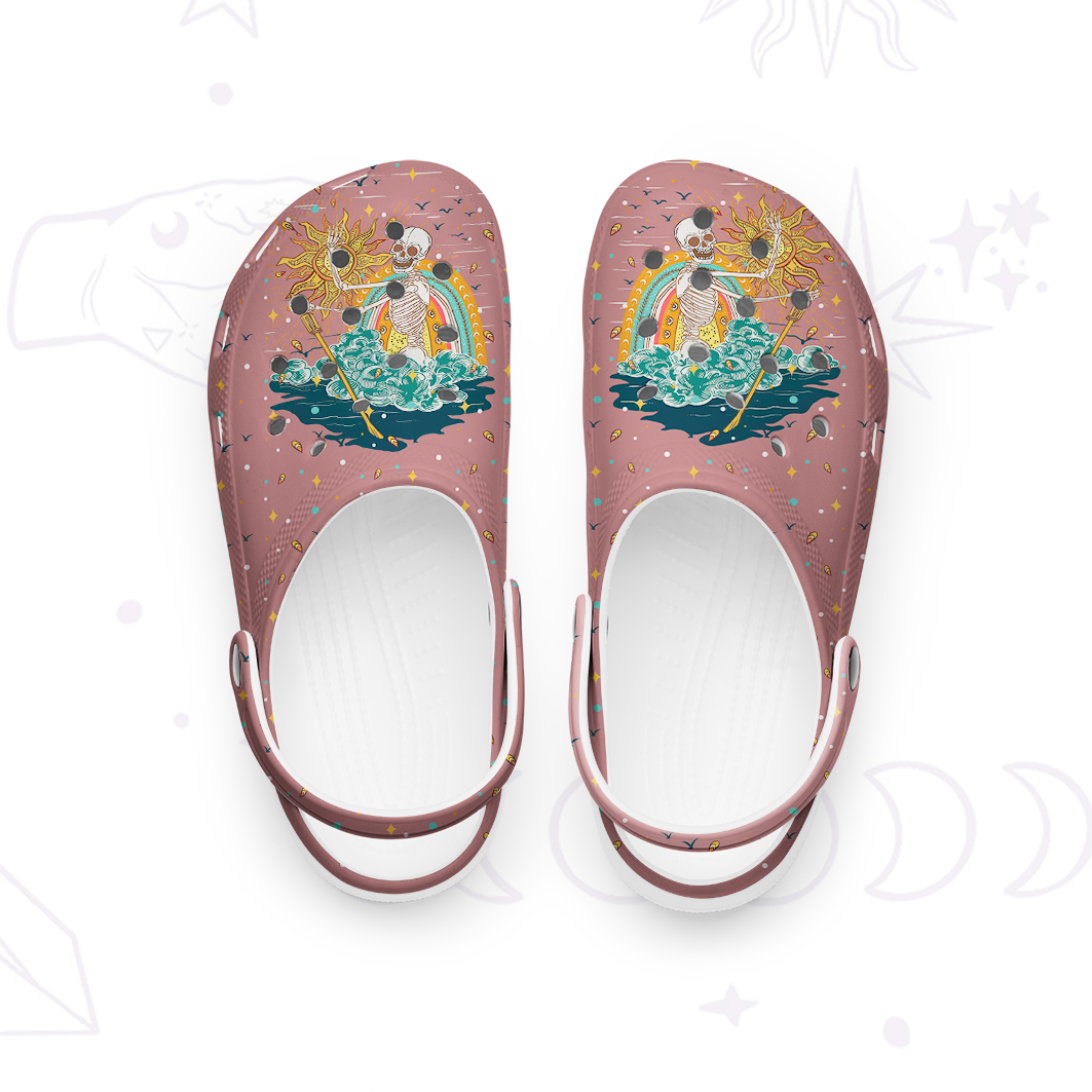 Purplehecate The Audacity Tarot Card Rubber Clogs