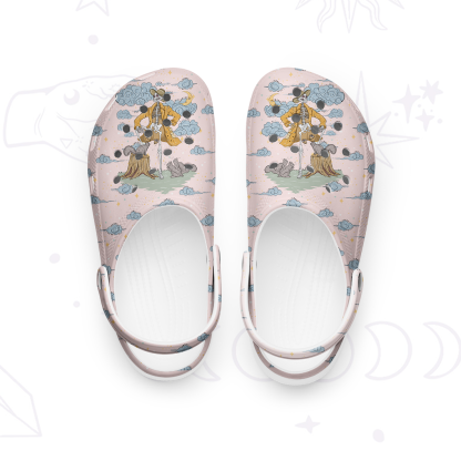 Purplehecate The Two Of Deez Tarot Rubber Clogs