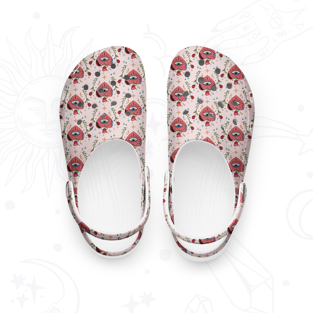 Purplehecate Mystic Eye Rubber Clogs