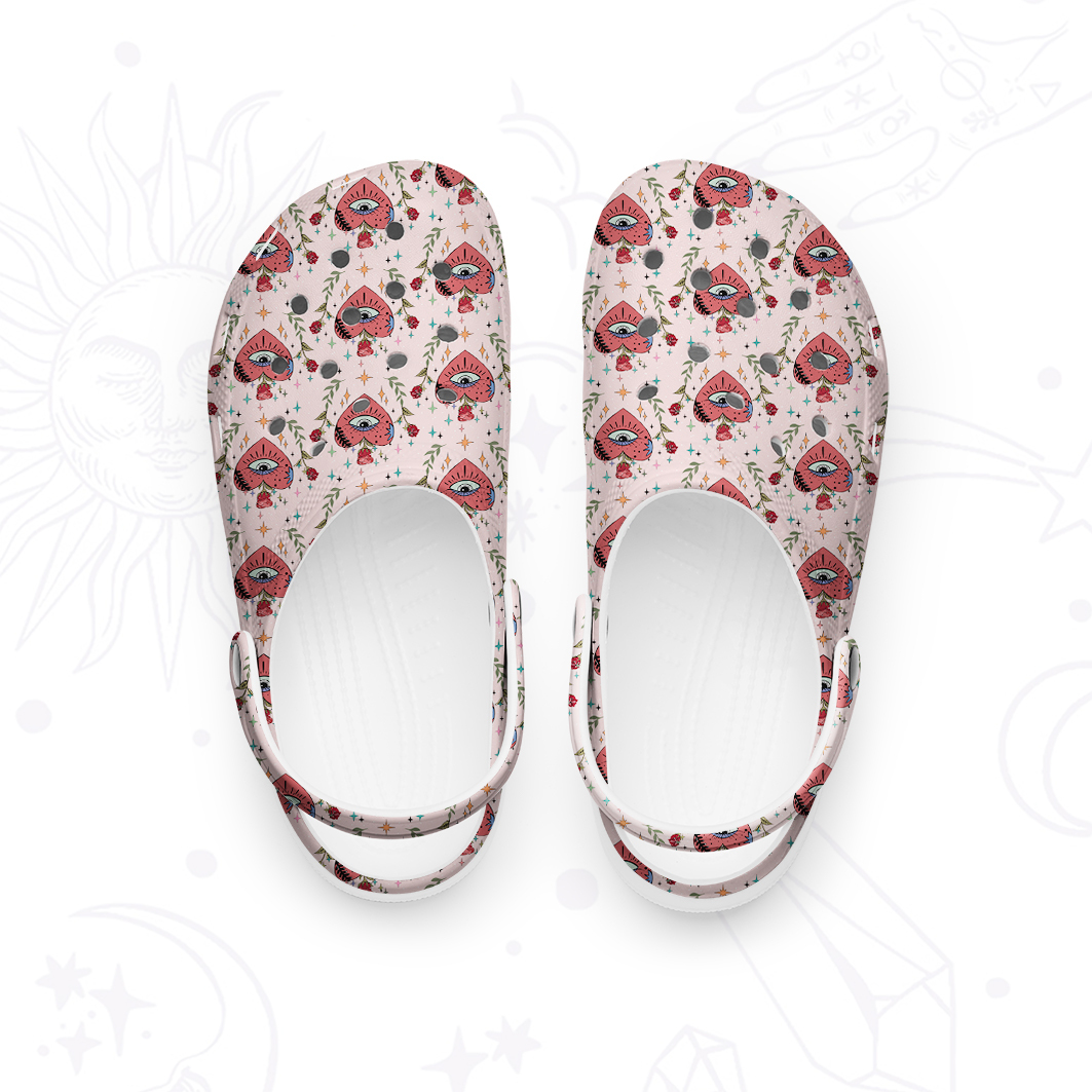 Purplehecate Mystic Eye Rubber Clogs