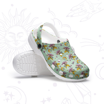 Purplehecate Fairy Dust Rubber Clogs