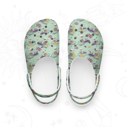Purplehecate Book Lover Rubber Clogs