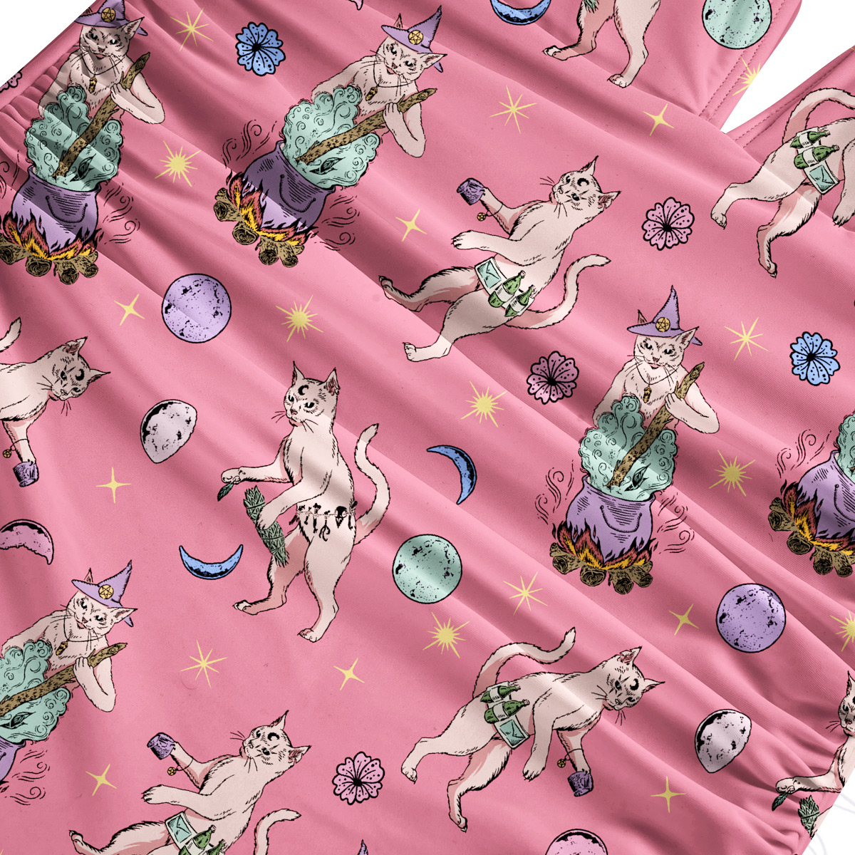 Purplehecate Cat Coven Swimsuit