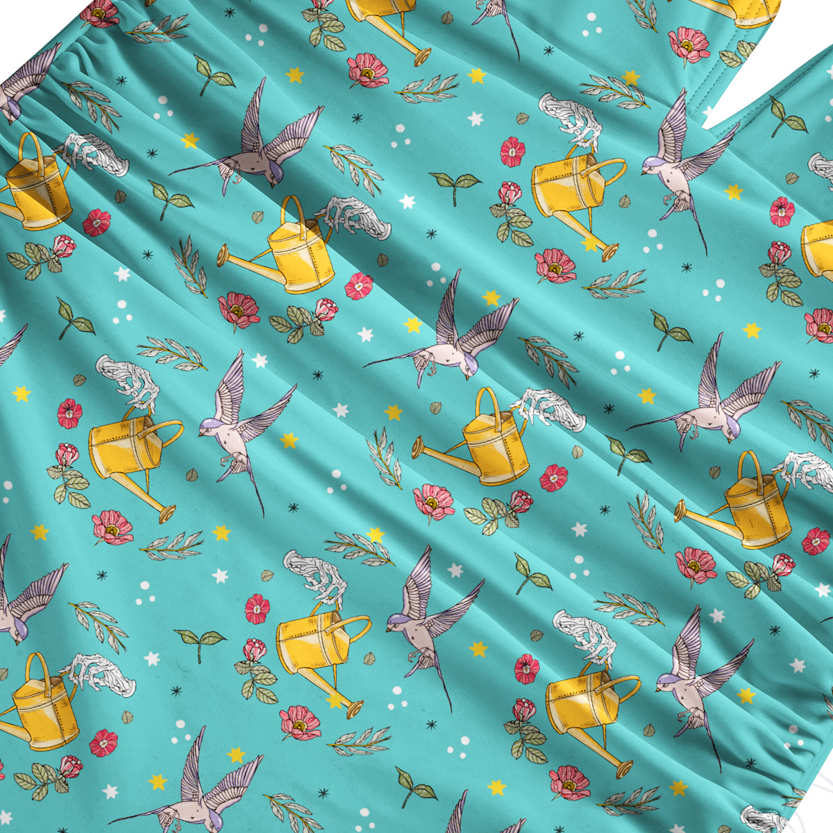 Purplehecate Magical Garden One-Piece Swimsuit