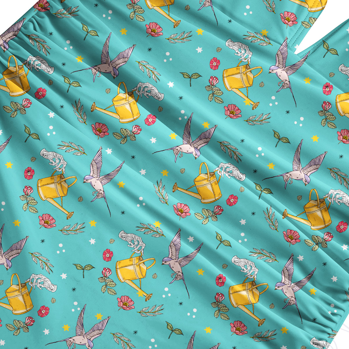 Purplehecate Magical Garden One-Piece Swimsuit