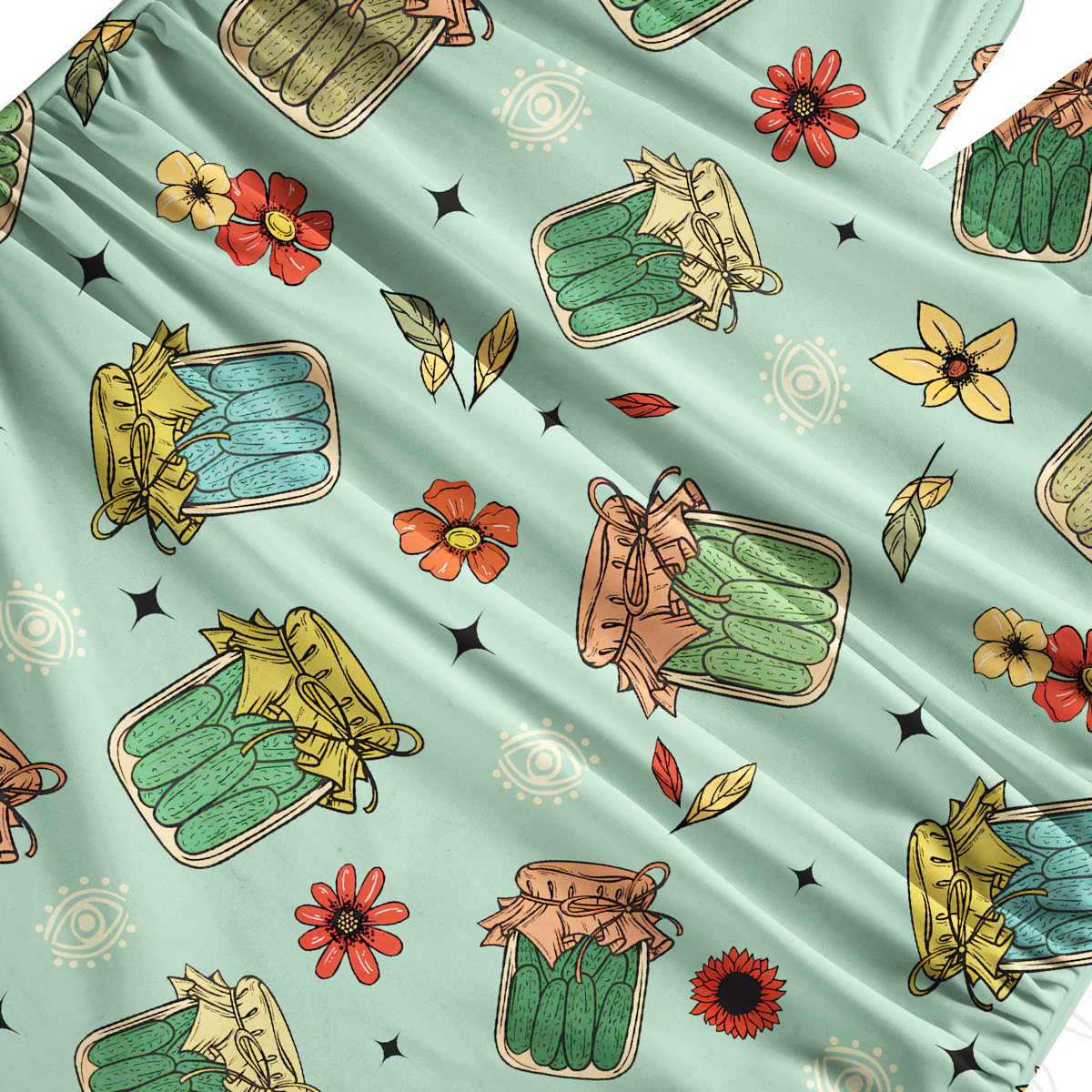 [Copy]Purplehecate Magical Cat Skeleton Mom One-Piece Swimsuit