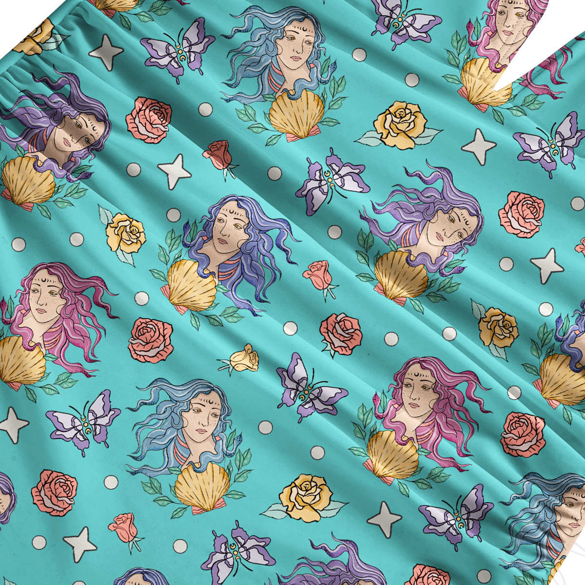 Purplehecate Virgo Spirit Zodiac One-Piece Swimsuit