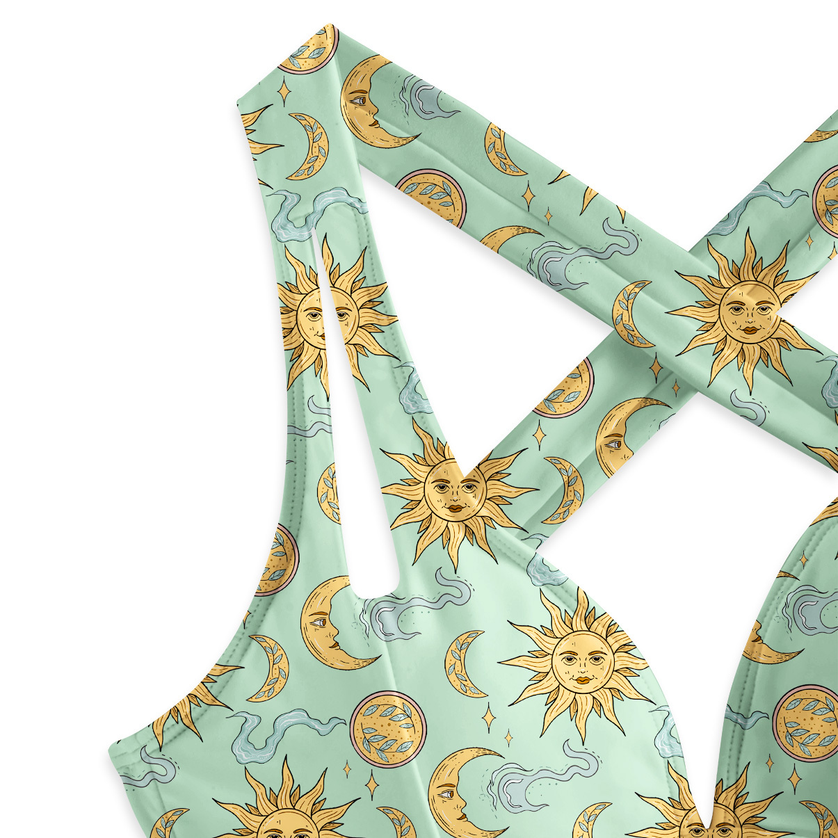 Purplehecate Magic of Sun and Moon One-Piece Swimsuit