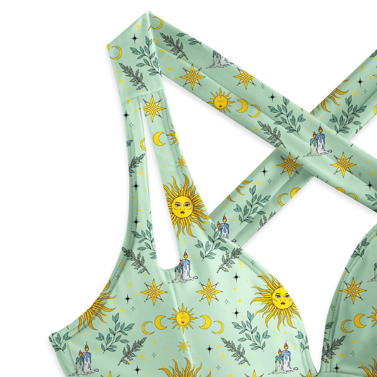 Purplehecate Magic Sun One-Piece Swimsuit