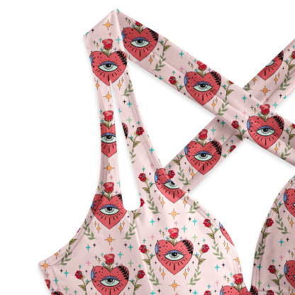 [Copy]Purplehecate Magic Sun One-Piece Swimsuit