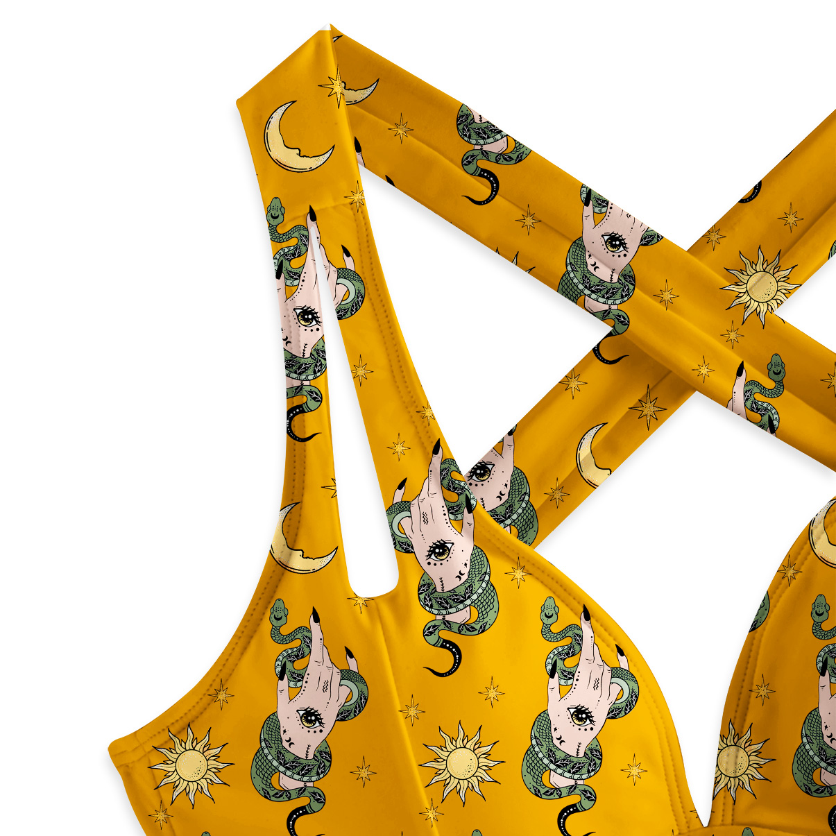 Purplehecate Reach For The Moon One-Piece Swimsuit