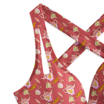 Purplehecate Mystical Teapot One-Piece Swimsuit