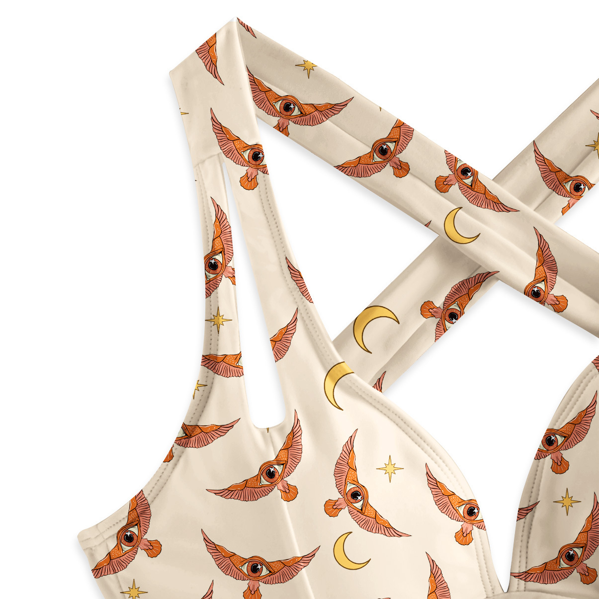 Purplehecate Fantasy Wizard Hat One-Piece Swimsuit