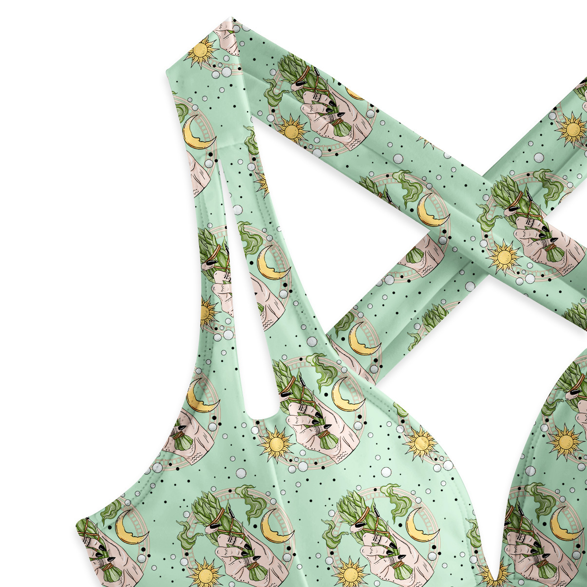 Purplehecate Go Sage Yourself One-Piece Swimsuit