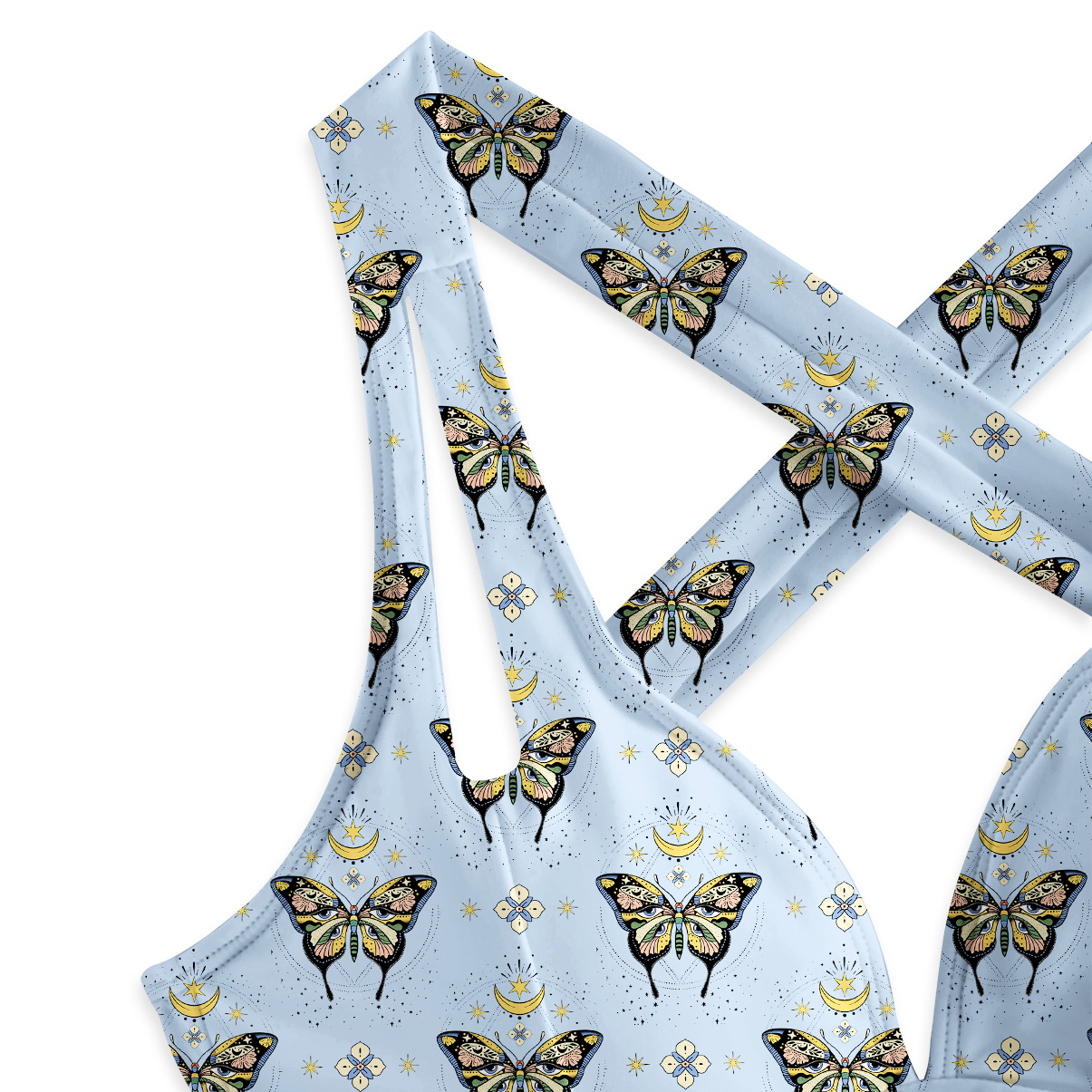 Purplehecate I Am Opening One-Piece Swimsuit