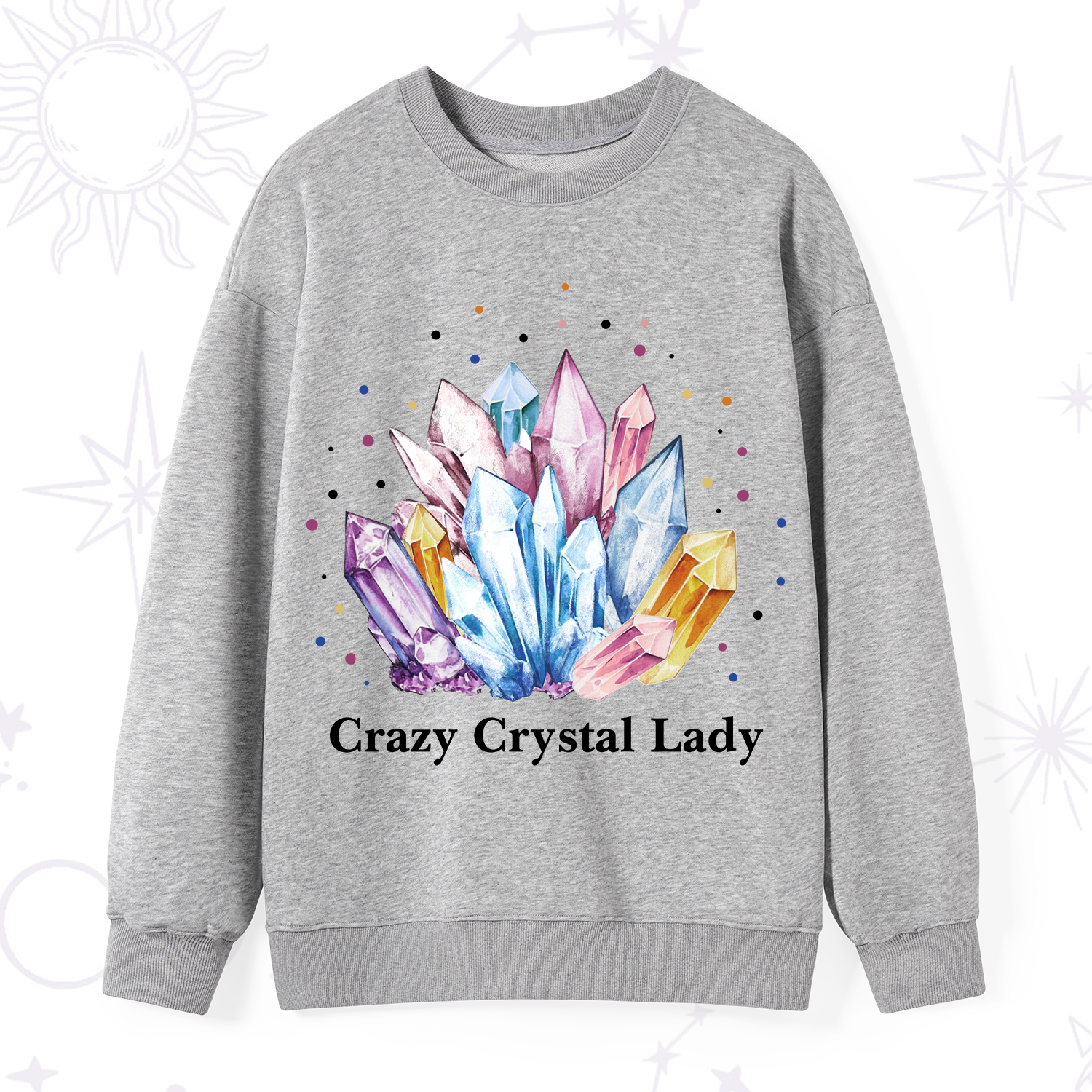 Purplehecate Crazy Crystal Sweatshirt