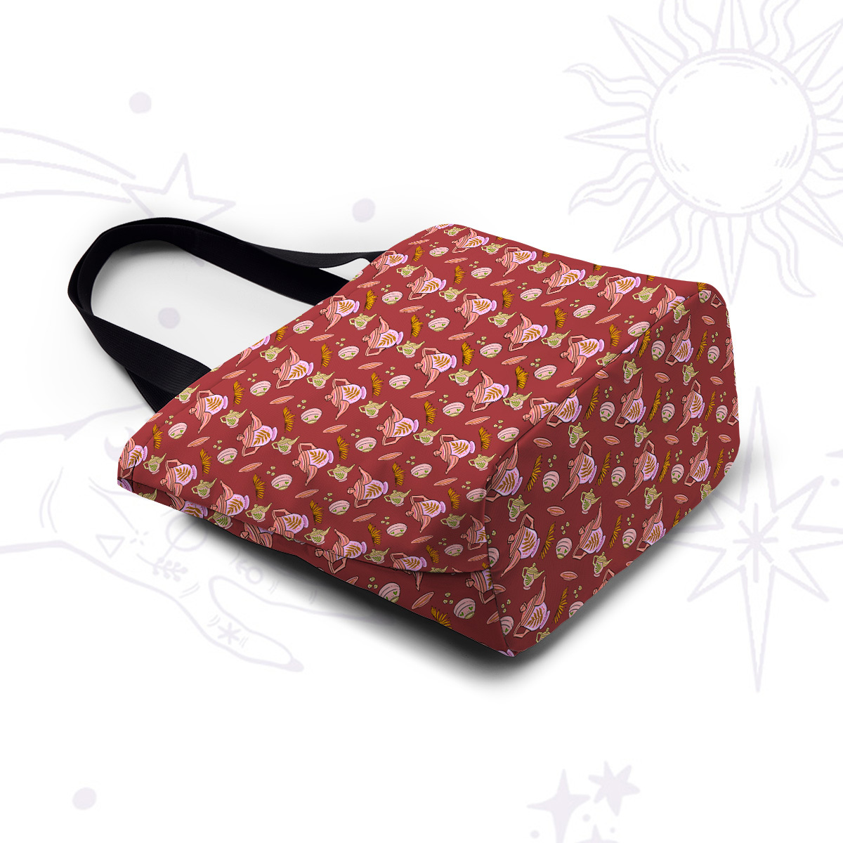 Purplehecate Mystical Teapot Tote Shopping Bag