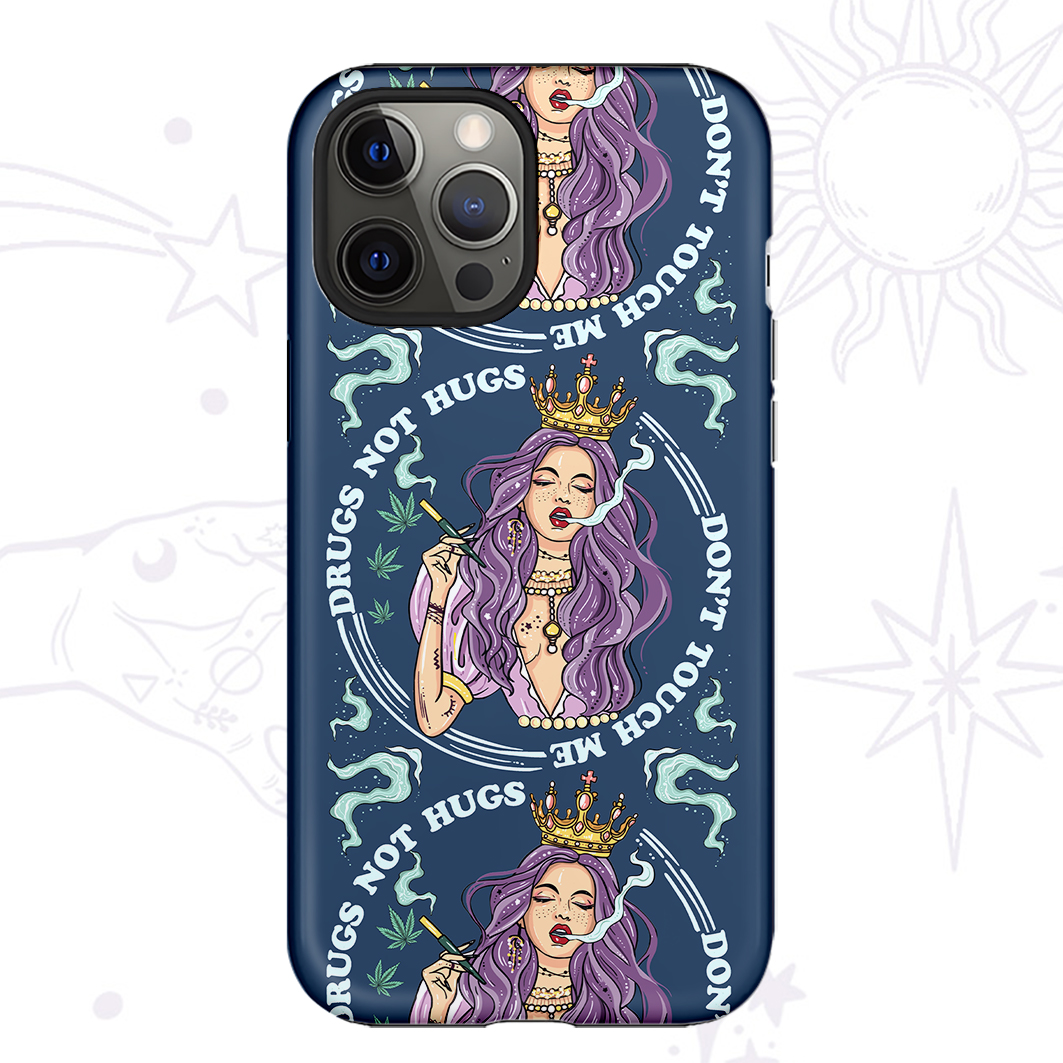 Purplehecate Drugs Not Hugs Phone Case