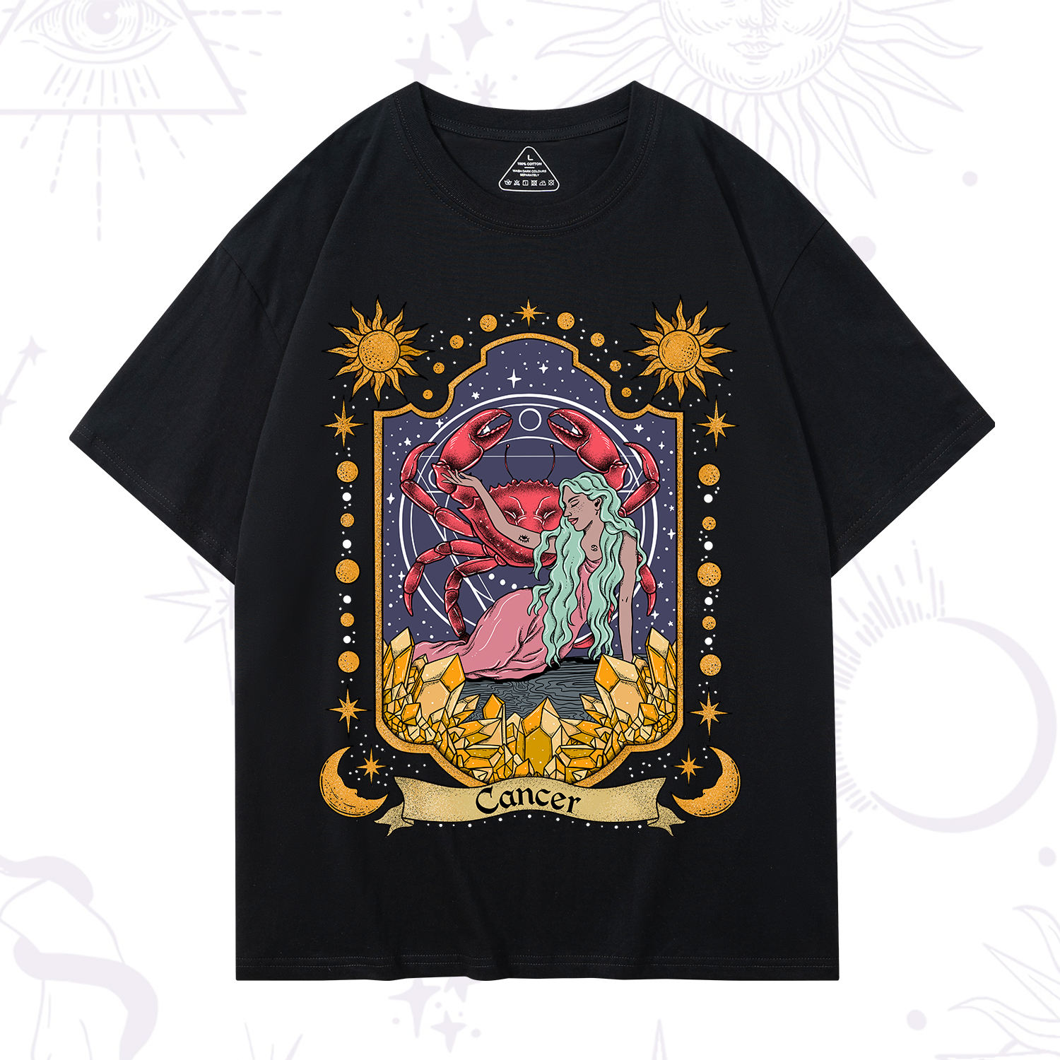 Purplehecate Cancer Zodiac T-Shirt