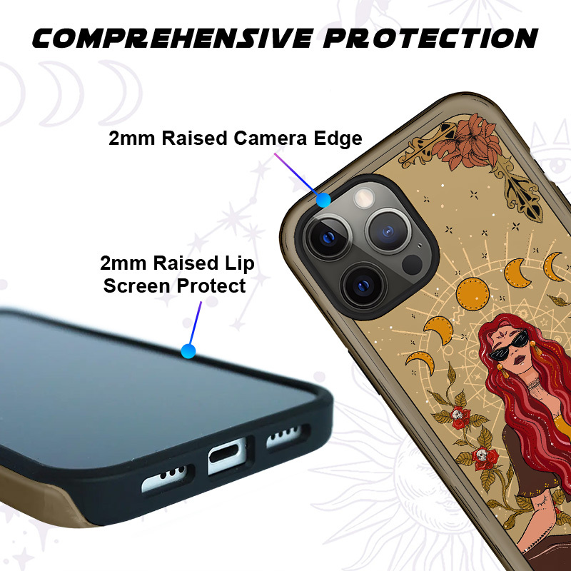 Purplehecate The Stay Wild Moon Child Oracle Card Phone Case