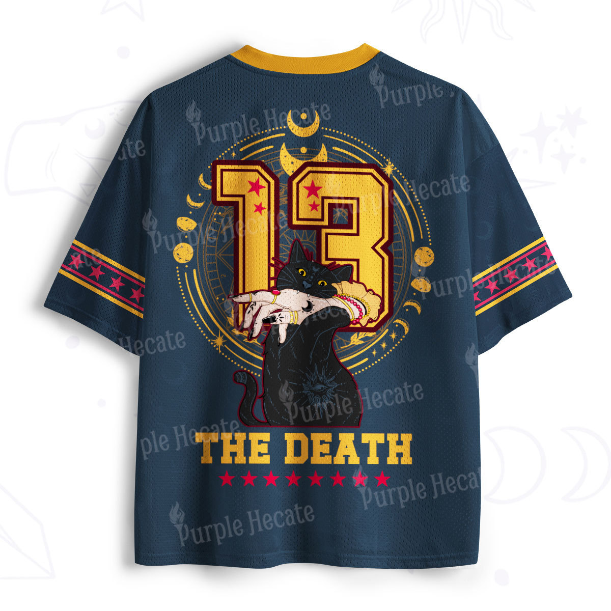 Purplehecate The Death Cat Mesh Jersey
