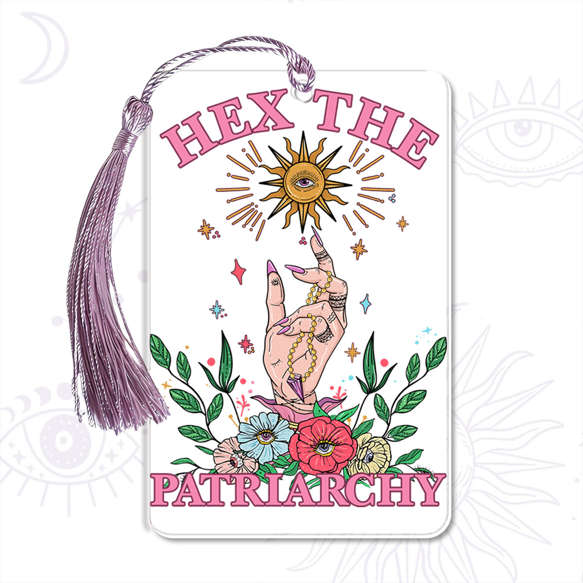 Purplehecate Hex The Patriarchy Witchy Bookmark