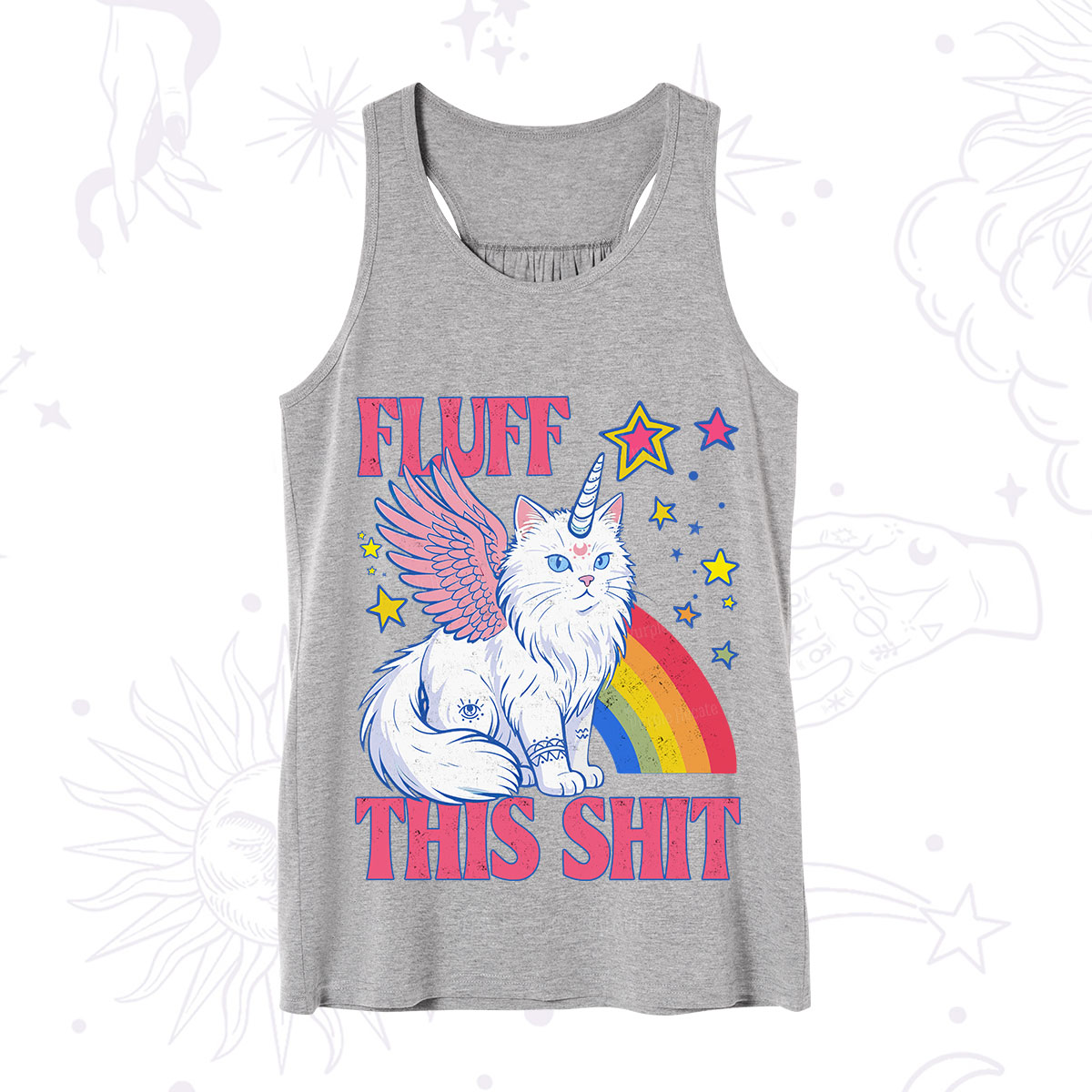 Purplehecate Fluff This Sh*t Cat Tank