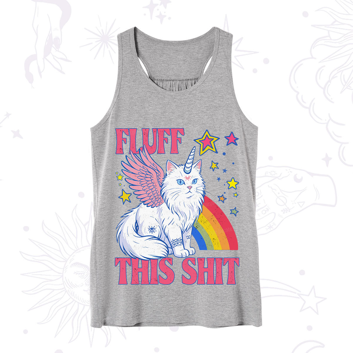 Purplehecate Fluff This Sh*t Cat Tank