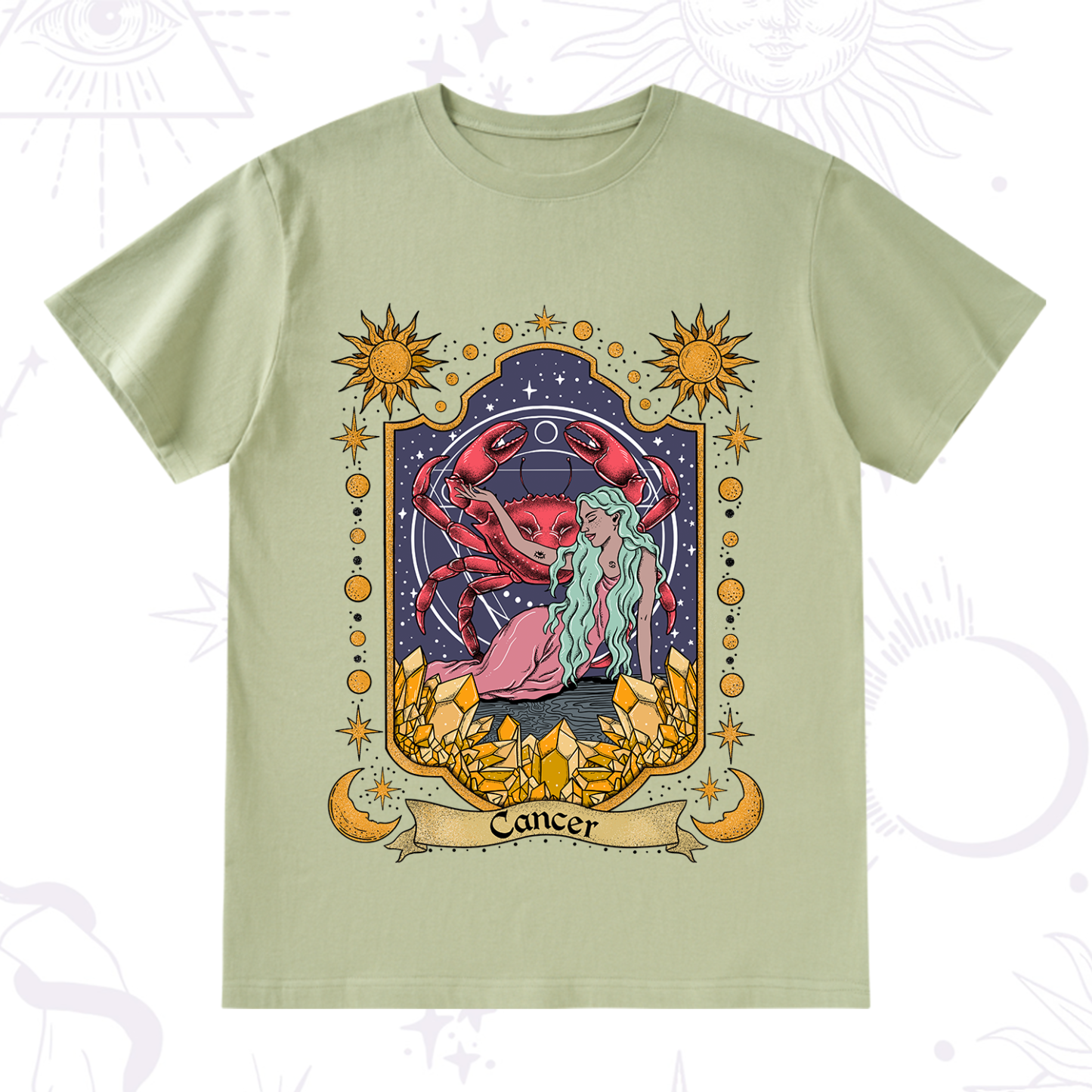Purplehecate Cancer Zodiac T-Shirt