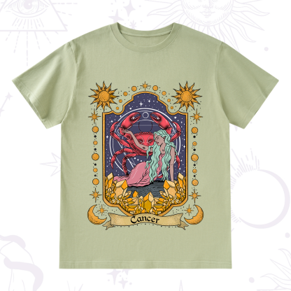 Purplehecate Cancer Zodiac T-Shirt