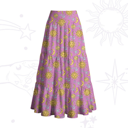 [Copy][Copy]Purplehecate Magic of Sun and Moon Convertible Maxi Skirt