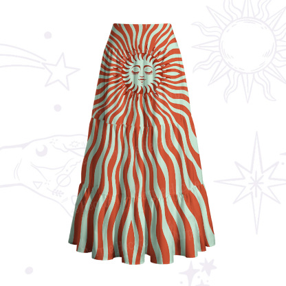 Purplehecate Radiance of the Sun Convertible Maxi Skirt