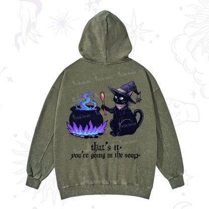 Purplehecate Trust Your Instincts Washed Hoodie
