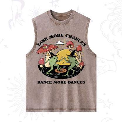 Purplehecate Dancing Frogs Washed Tank