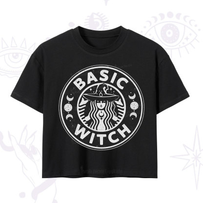Purplehecate Basic Witch Crop T-Shirt