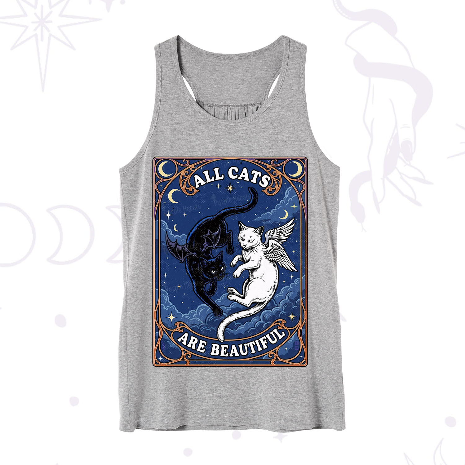 Purplehecate Angel & Devil Cat Tank
