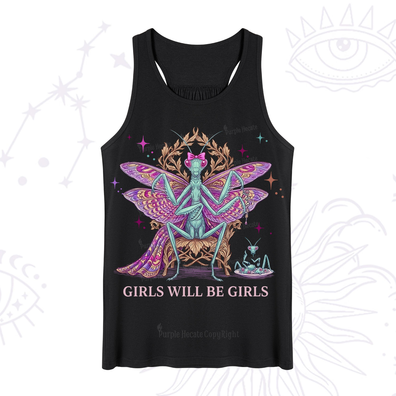 Purplehecate Girls Will Be Girls Mantis Queen Tank