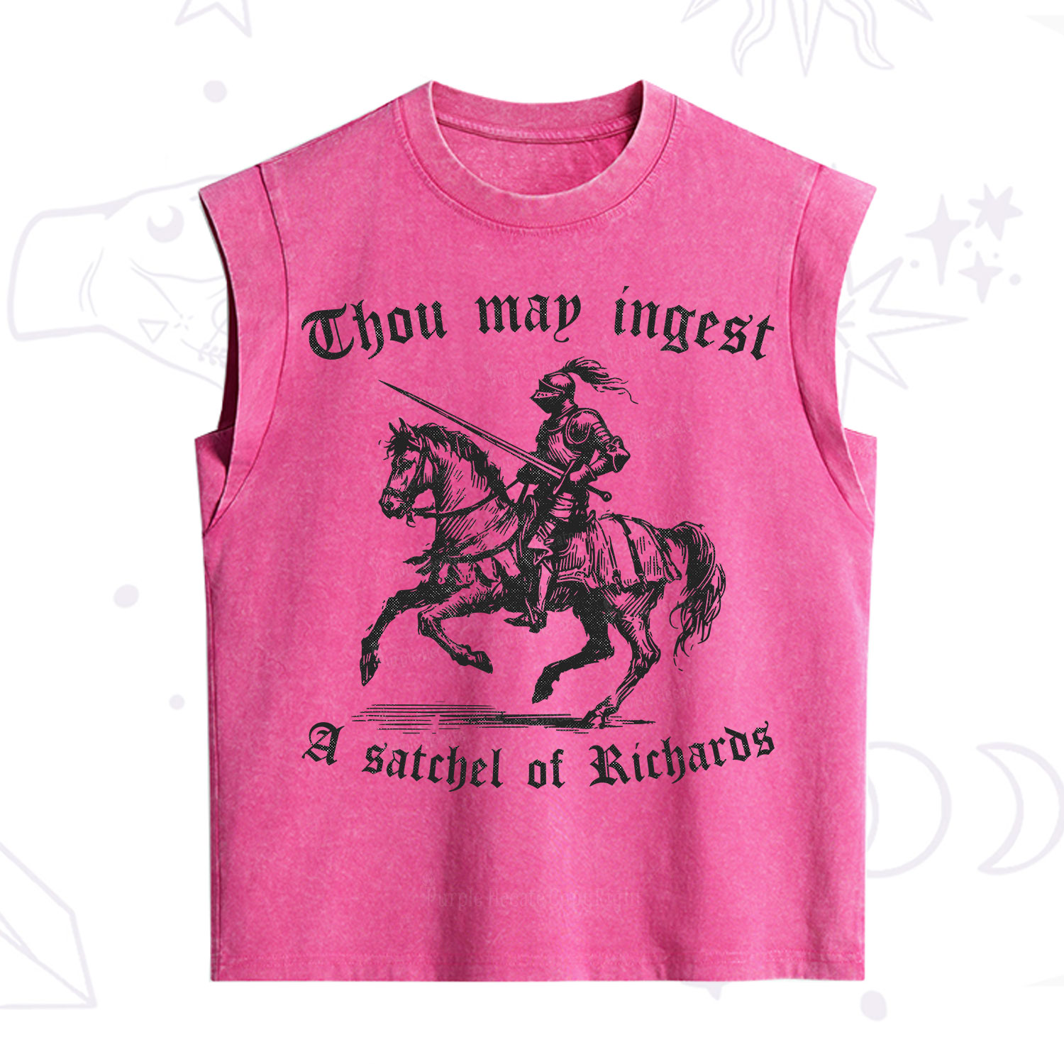 Purplehecate Thou May Ingest A Satchel of Richards Vintage Washed Tank