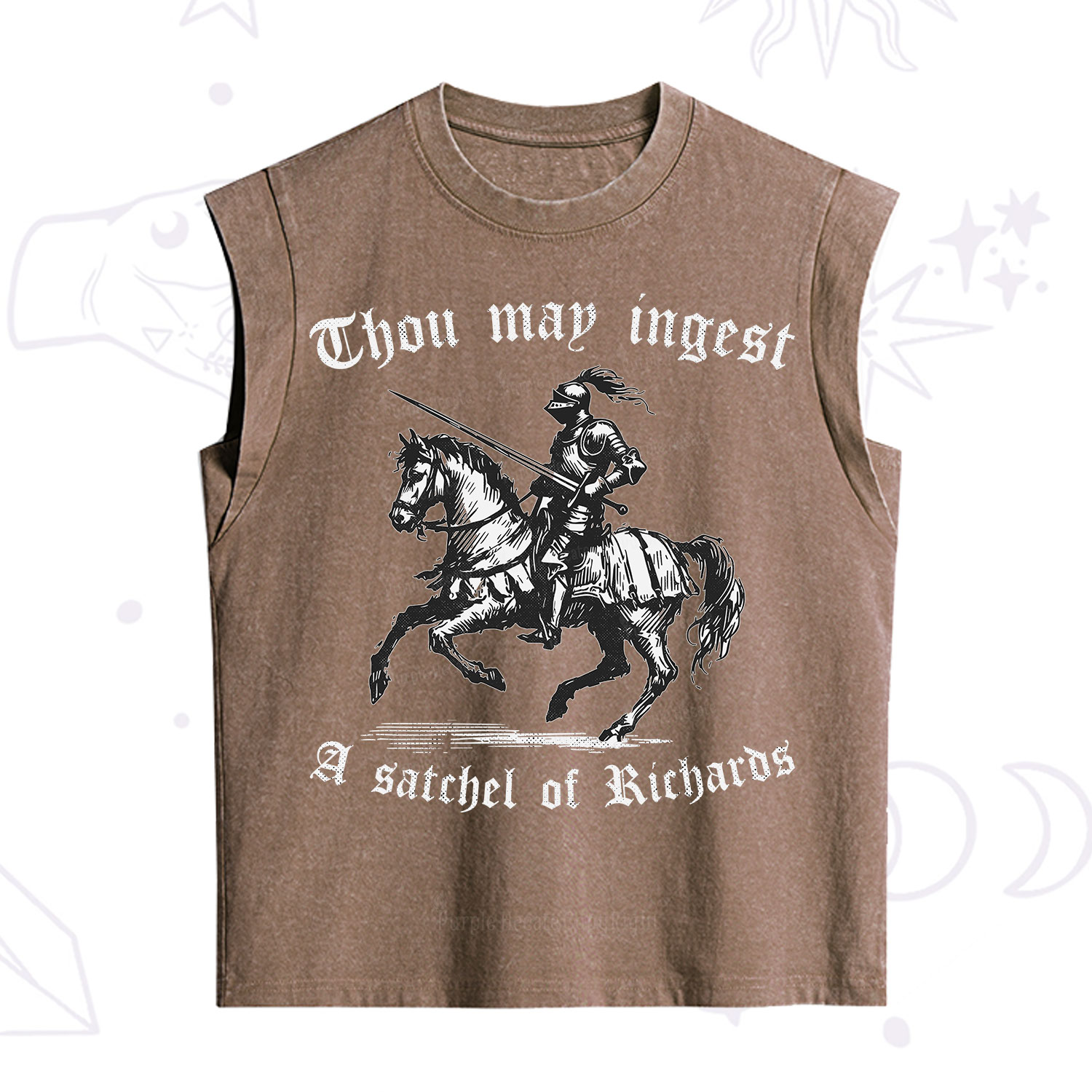 Purplehecate Thou May Ingest A Satchel of Richards Vintage Washed Tank