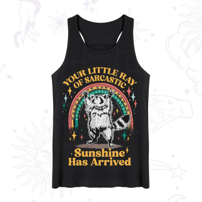 PurplehecateYour Little Ray of Sarcastic Sunshine Has Arrived Tank