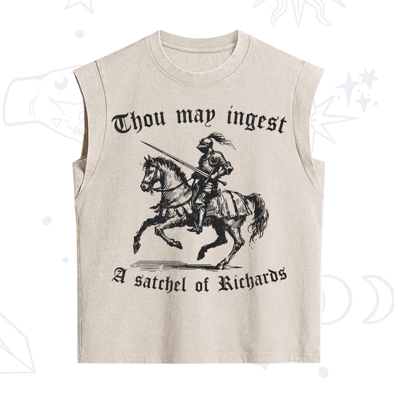 Purplehecate Thou May Ingest A Satchel of Richards Vintage Washed Tank