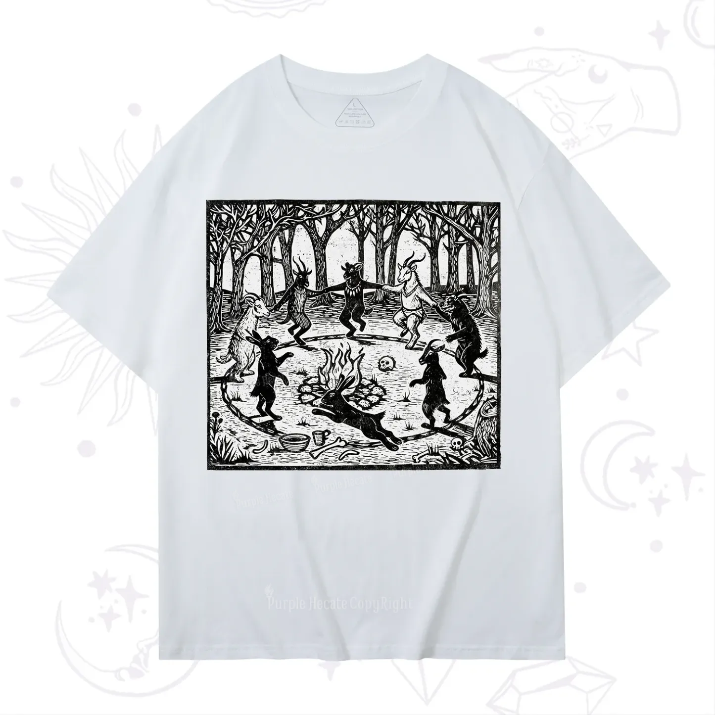 Purplehecate Woodland Rites of the Black Goat T-Shirt