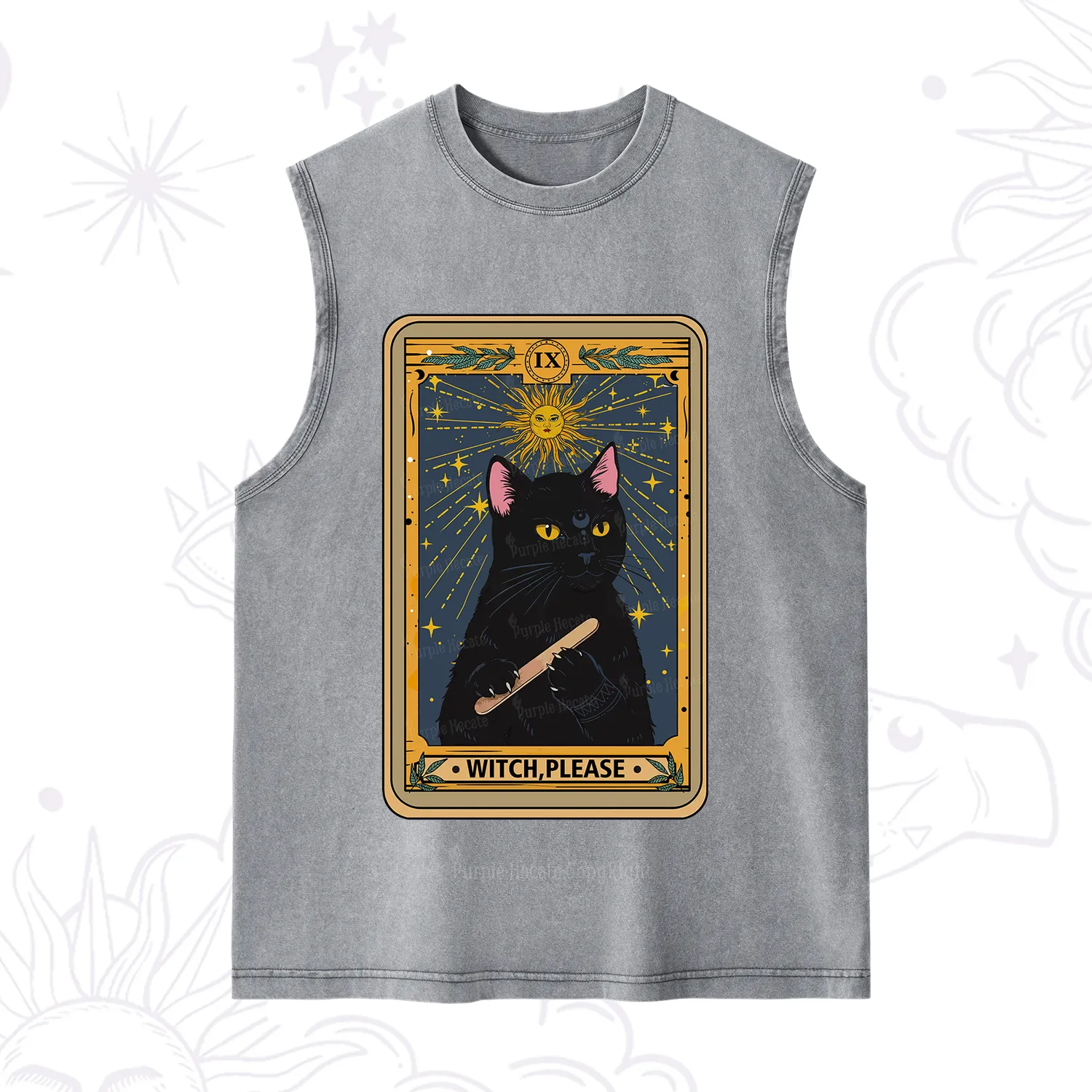 Purplehecate The Witch Please Tarot Washed Tank