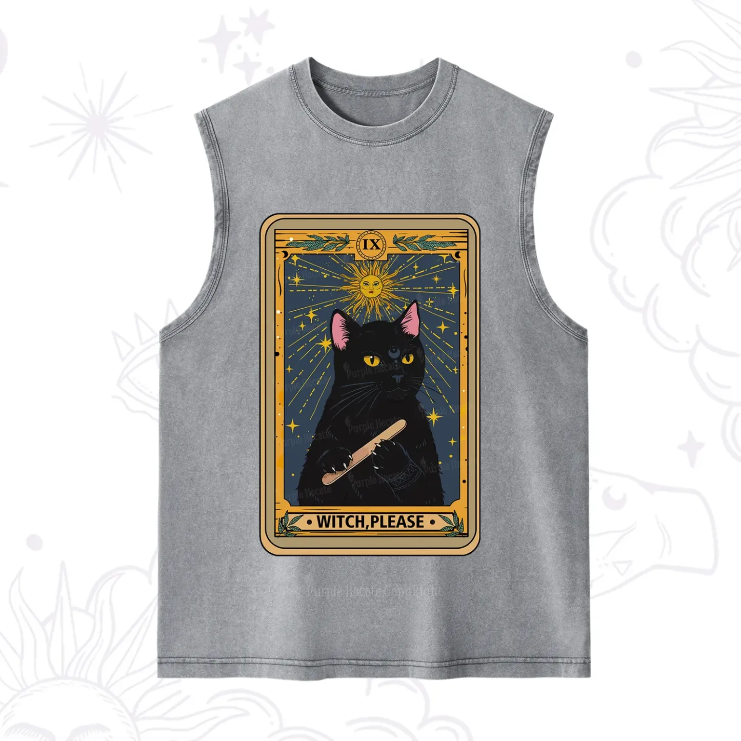 Purplehecate The Witch Please Tarot Washed Tank
