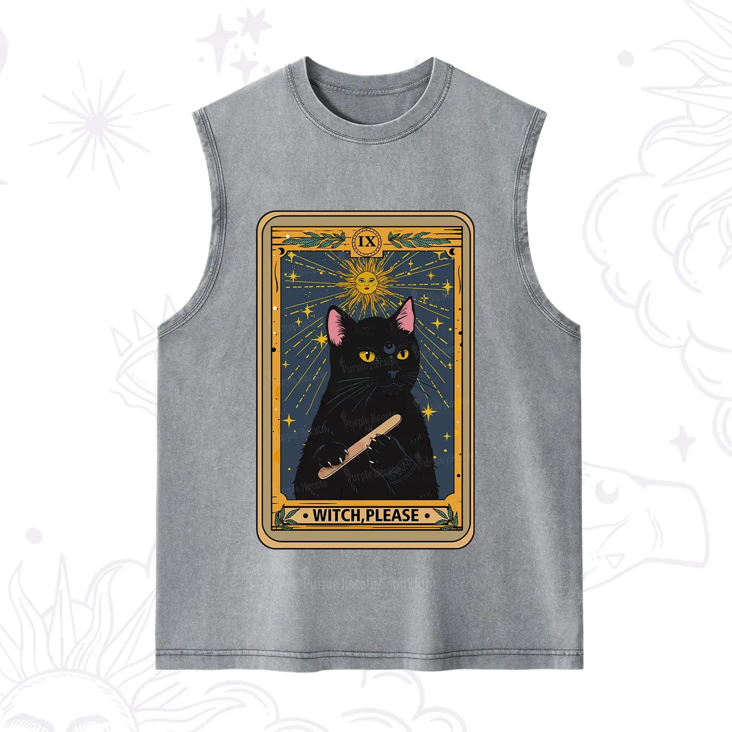 Purplehecate The Witch Please Tarot Washed Tank