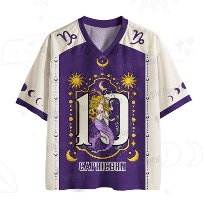 Purplehecate Capricorn Zodiac Mesh Jersey