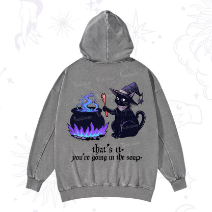Purplehecate Trust Your Instincts Washed Hoodie