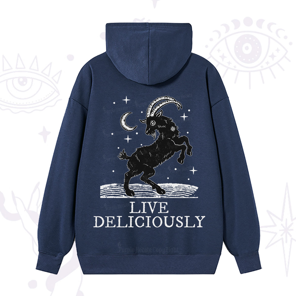 Purplehecate Live Deliciously Hoodie