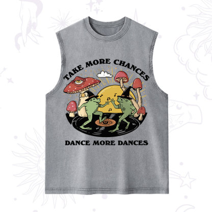 Purplehecate Dancing Frogs Washed Tank